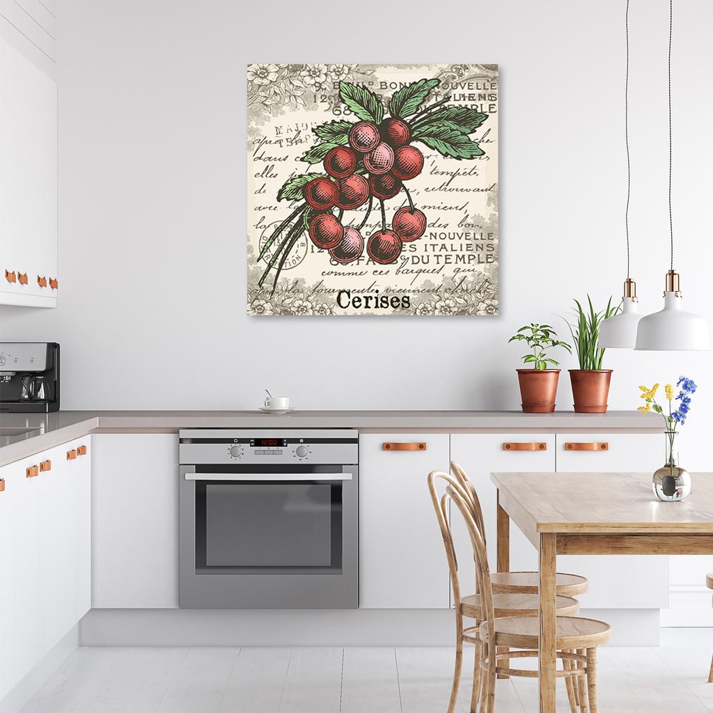Canvas Print Cherry Vintage