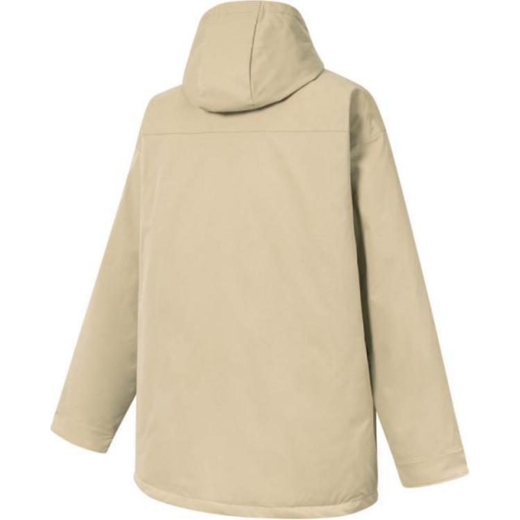 Vans Mid Length Parka Fashion Solid Color Sports Comfortable Down Jacket Men Outerwear Khaki VN000P644MG