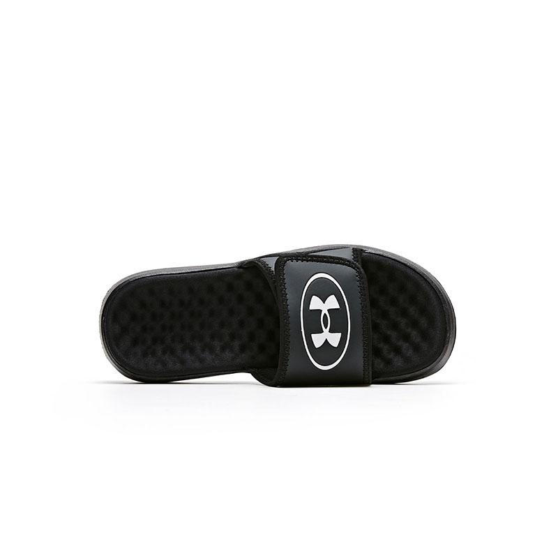 Under Armour Ignite Pro 8 Slide GS Black White Kids Sneakers 6000202-001