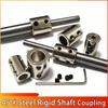 1 Stück 45 # Stahl Starrkupplung Bohrung:4-4mm~12-12mm 45 Stahl Getriebeverbinder Starrwellenkupplung