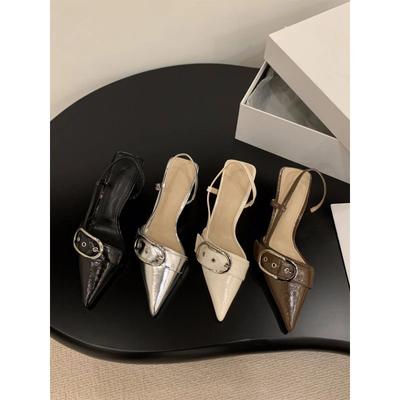 2024 Neue Sandalen Damen Spitzschuh High Heels Schuhe Outdoor Elegant Kleid Damenschuhe