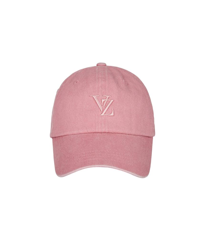 Bajal 3D Monogram Pigment Oversized Ball Cap Pink