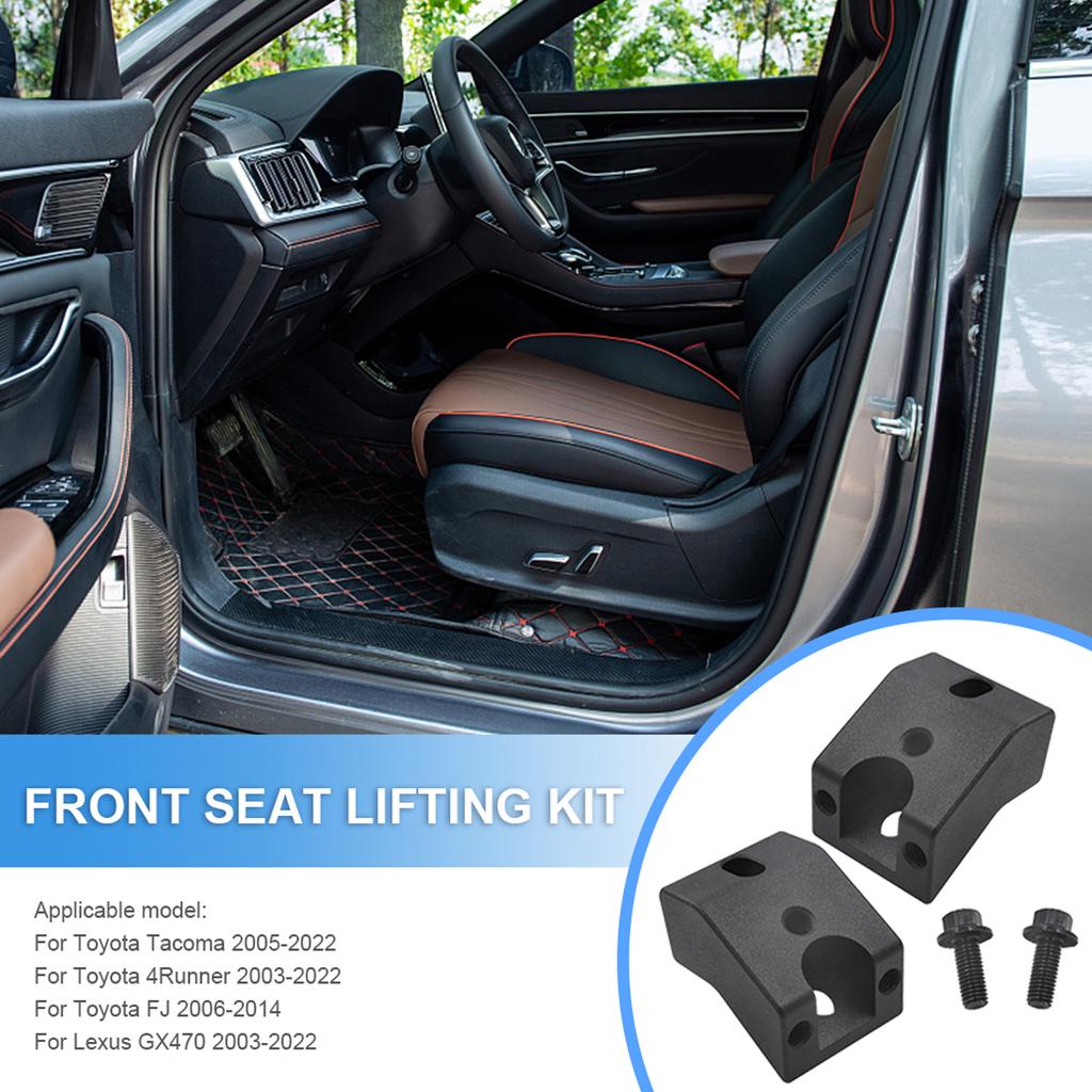 For Toyota Tacoma 05-22 Front Seat 1.25 Riser Seat Spacers Jacker Lift Kit Auto Accessories Car Front Seat Spacers Lift Stand
