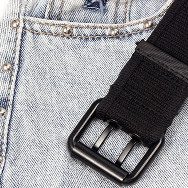Woven Fabric Wide Belt for Work Pants Jeans Adult Sport Wear Fashion Waistband