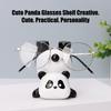 Animal Glasses Holder Resin Panda Shape Eyeglass Holder Funny Decorative Eyeglasses Organizer Display Stand for Nightstand Desk