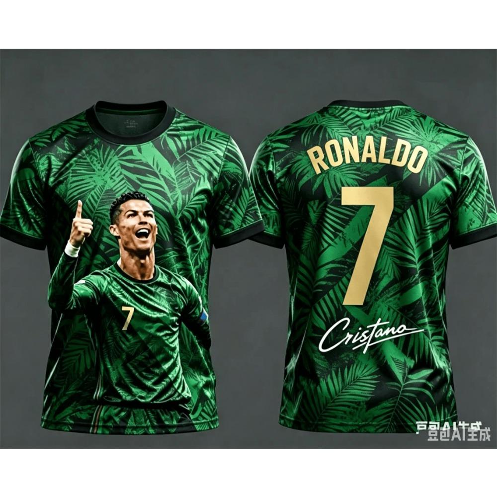 2026 Designed Messi Men's Football Jersey Summer Adult T-shirt Daily Outdoor Sport Quick-Drying Breathable Top
