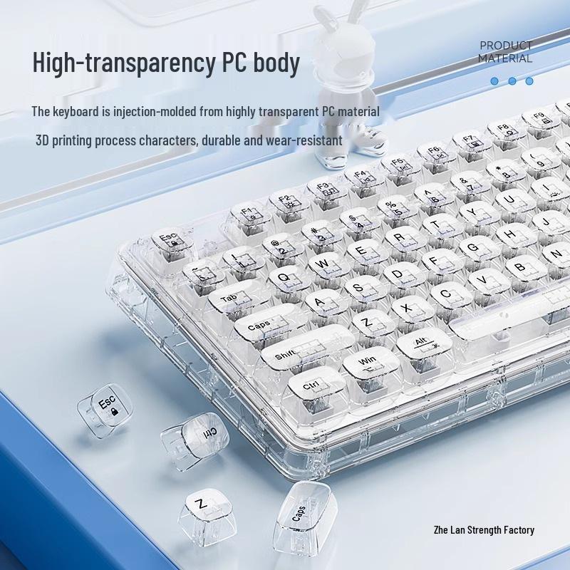 Dreamer Z99 Crystal Wireless Bluetooth Keyboard & Mouse Set