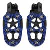 2 Pçs/set Universal 8mm Metal Motocicleta Off-road Pé Pegs Pedais Apoios Para Os Pés