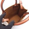 Used CELINE Mini Vertical Cover Triomphe 2WAY Handbag 194372BZK PVC Coated Canvas Leather Beige Brown Used Women
