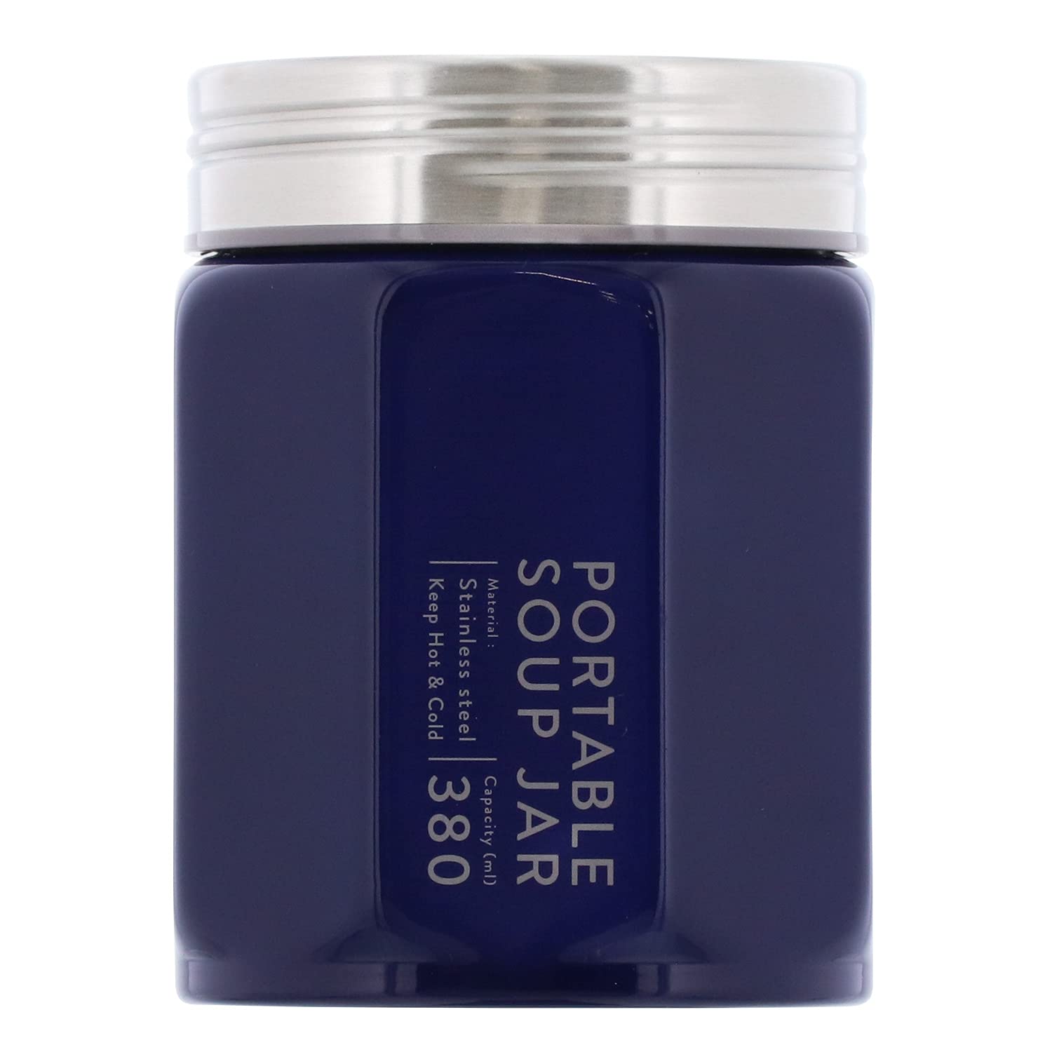 

Bestco Insulated Lunch Make Octogonne Jar, 380ml, Blue, ND-8237,