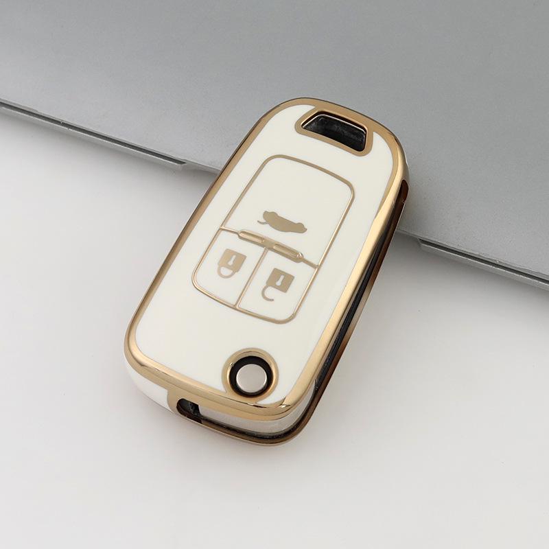 Buick/Chevrolet Key Cover for 2012-2025 Models: Excelle, GT, LaCrosse, Encore, Malibu – Folding Protective Shell