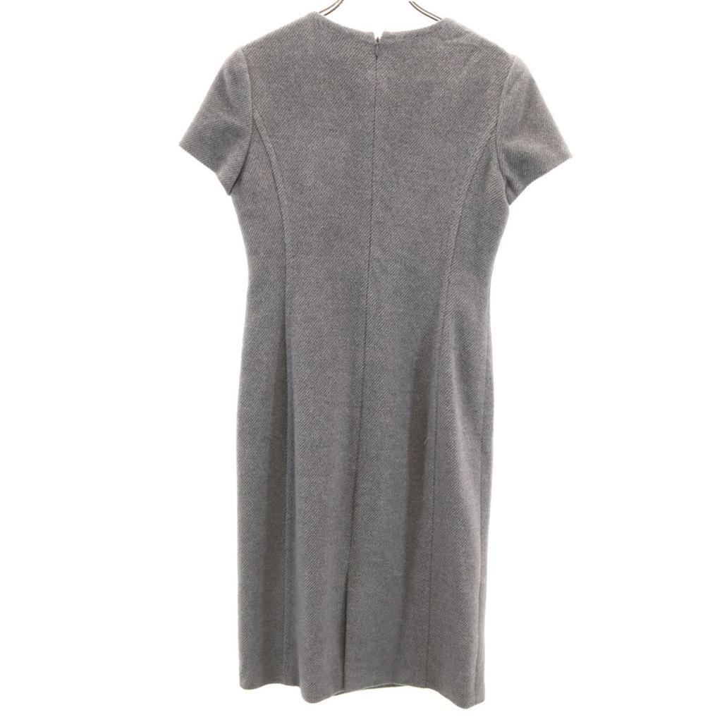 OLD ENGLAND Made In Japan Wool Blend Short Sleeve Knee-length Dress 36 Women Used