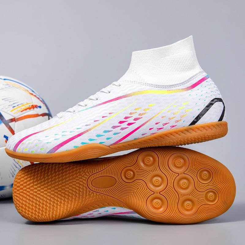 Football Shoes Men's High Top Adult Student Artificial Grass Game Training Football Shoes