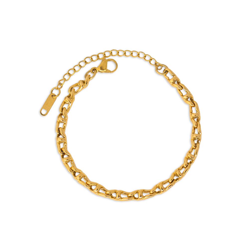 Copper Clavicle Chain: Simple Women s Fashion Necklace & Bracelet - Korean Style, Trendy European & American Accessories