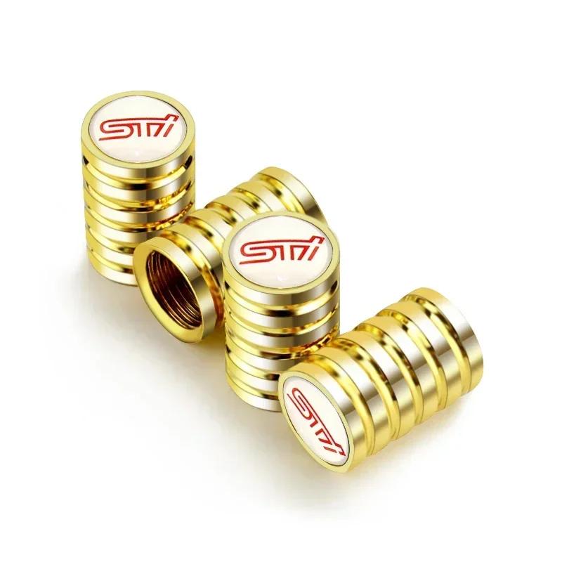 Car Tire Valve Stem Caps Wheel Air Cover for Subaru Forester STI Legacy BRZ Outback WRX Ascent Crosstrek Exiga Levorg Tribeca PP222