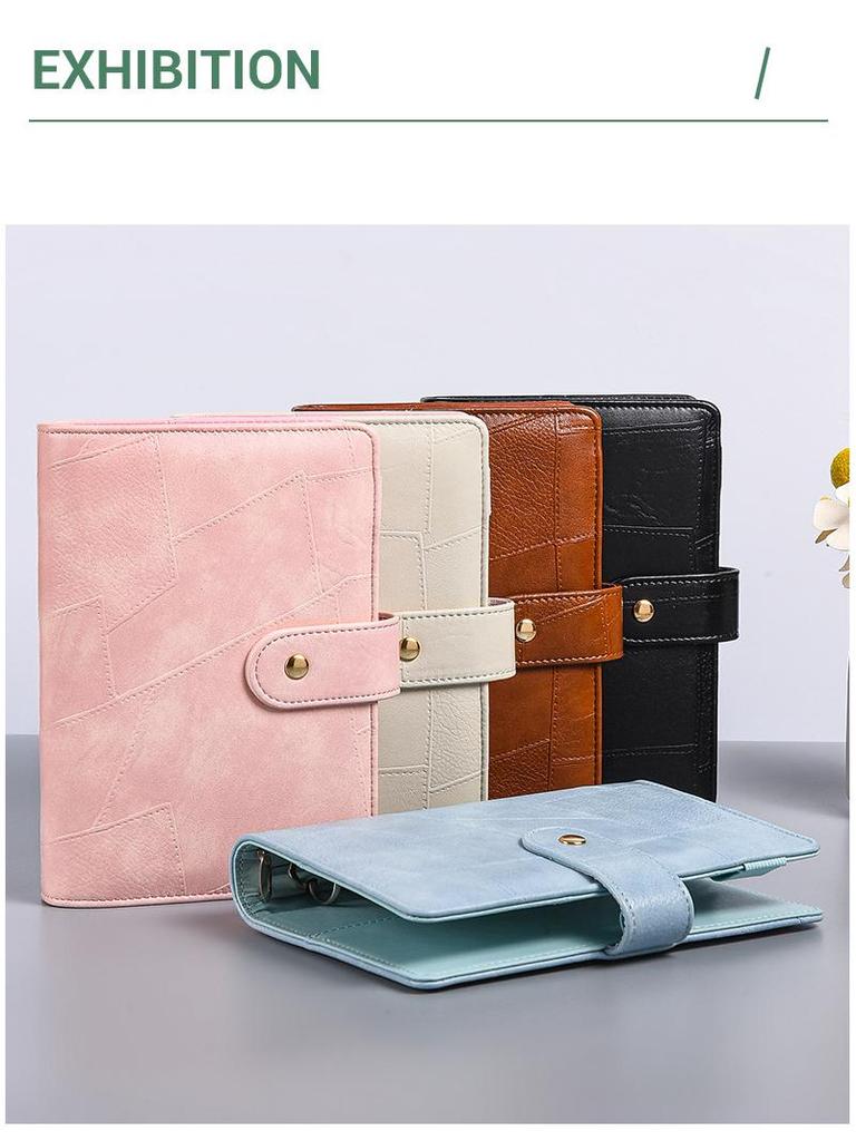 A5 Large Capacity Removable Loose-Leaf Notebook: Simple Design for Students
