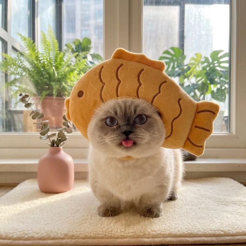 Pet Hat Cute Plush Animal Headwear Various Adorable Soft Photo Prop Cosplay Headgear For Small Cats Puppy Pet Party Decoration
