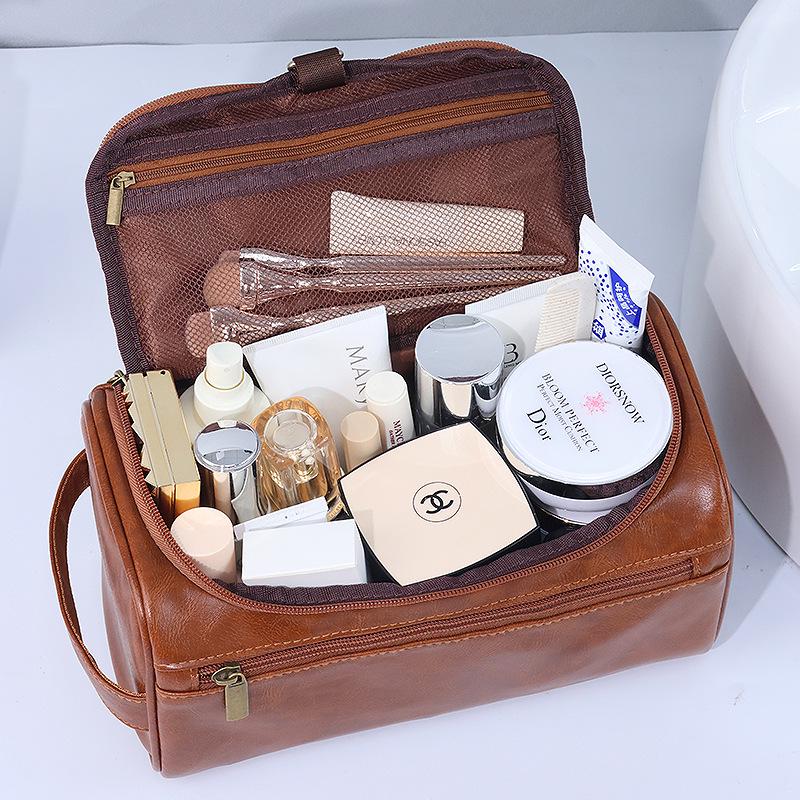 Große Tragbare Hängende Make-up-Tasche - Vielseitiger Reise-Kosmetik-Organizer mit Hoher Kapazität