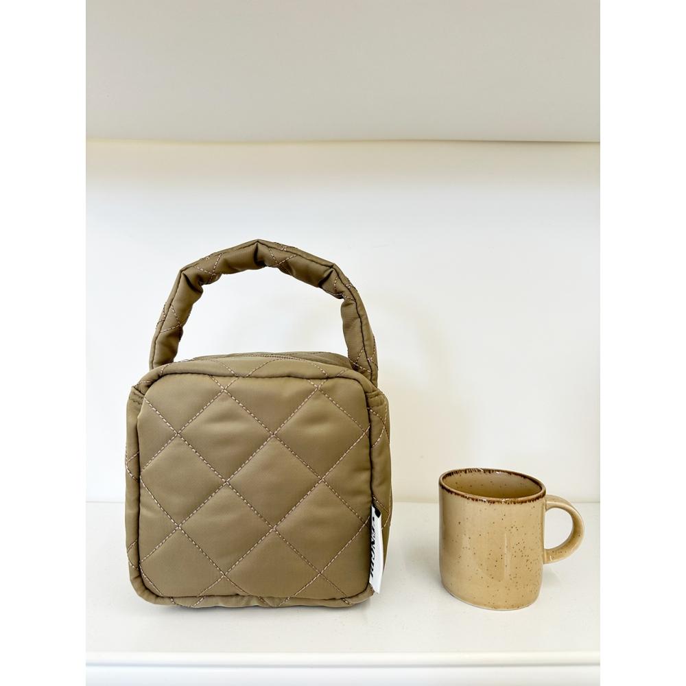 

Vengdi Nana Pouch Bag Quilting Deep Beige NONE