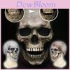 Halloween Mask Movable Jaw Full Head Skull Mask With Creepy Horror Design And Latex Material