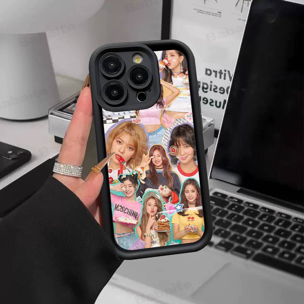 Kpop T-TwiceS Phone Case For Iphone 17 16 Pro Max 15 14 13 12 11 Plus Cover Soft TPU