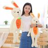 Plush Bunny Toy Carrot Sleep Pillow For Kids Girls Gift