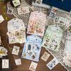4packs/lot Kawaii Scrapbook Sticker Old Dream Post Letter Scrapbooking Supplies Planner Decorative Stationery Sticker