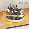 Rotating Kitchen and Cosmetic Storage Tray - PP and 304 Stainless Steel