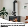 Wood Stove Fan Non Electricity Wood Stove Fan Heat Powered Heating Supplies Quiet For Indoor Home Log Burner Pellet Pipe Winter
