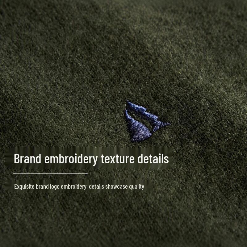 SHANSHAN Men's Pure Wool Pullover Knit Sweater