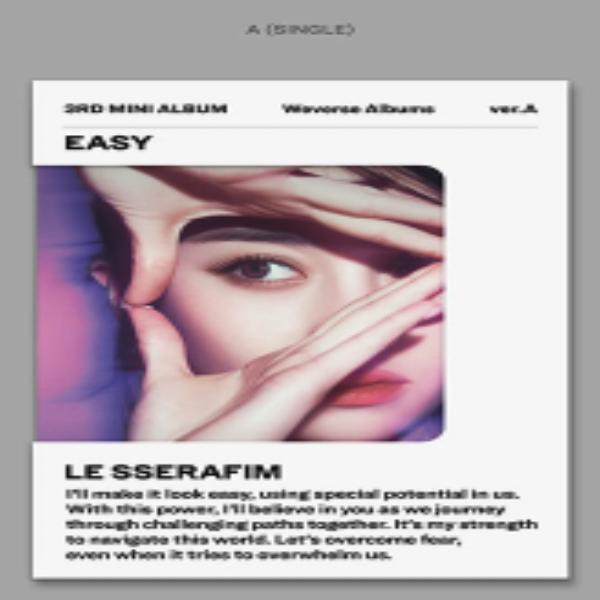 LE SSERAFIM Mini 3. album [EASY] (Weverse Albums Ver.)