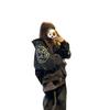 GRALIZ PROJECT G/R 25SS Vintage Totenkopf Patchwork Abgenutzte Jacke