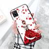 Black Case for Xiaomi Redmi 13C Note 9 iPhone XR 7 8 14 15 11 12 13 X XS Pro Max Samsung A25 S23 S24 FE Ultra Plus Bridal Dress Girl