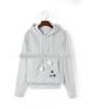 European and American Hot-Selling Embroidered Pet Hoodie with Large Pocket - Winter Plus Velvet Style