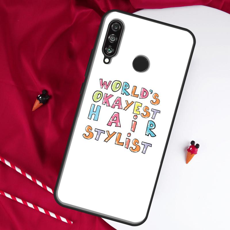 Hair Stylist Hairdresser For Huawei Nova 10 SE 9 5T 12s 12i 11i Y91 Y90 Y60 Y70 Y72 Y61 P20 P30 P40 Lite P60 Pro Case
