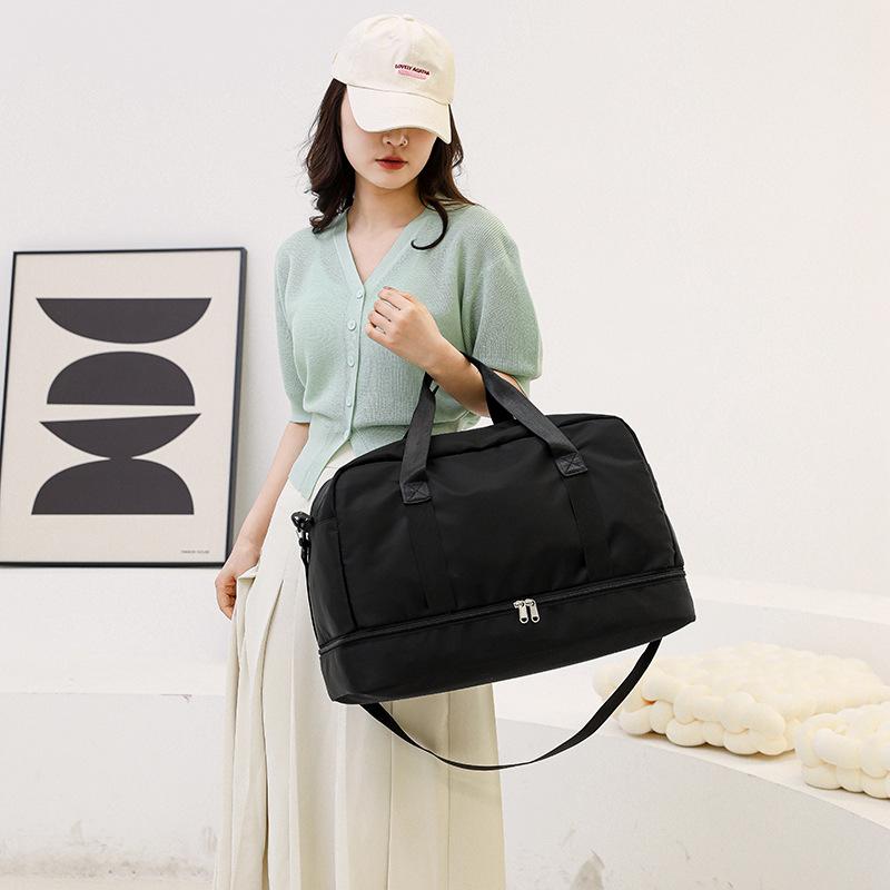 Dry and Wet Separation Sports Fitness Bag Short Distance Large Capacity Indoor Yoga Bag Women's Shoe Warehouse Business Trip Commuting Travel Bag