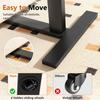 Mobile Standing Desk 31.5" with 70-degree Tiltable Desktop, Overbed Bedside Table Rolling Wheels, Height Adjustable Laptop for Home Office, Bed, Sofa