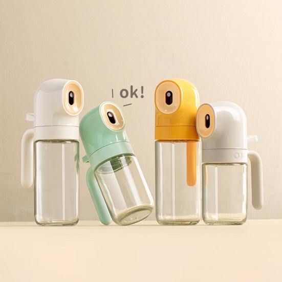 180ML/250ML Olive Oil Sprayer Food-grade Kitchen Bottle Glass Oil Spray Leak-proof Reusable Oil Dispenser