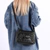 Bolso de Hombro Gran Capacidad Multicapa Cuero Suave Bolso de Mujer Mediana Edad y Anciana Bolso de Madre