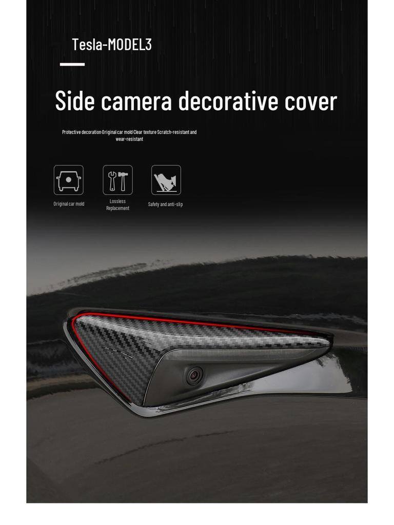 Tesla Model 3Y 2024 Side Camera Anti-Scratch Fender Cover