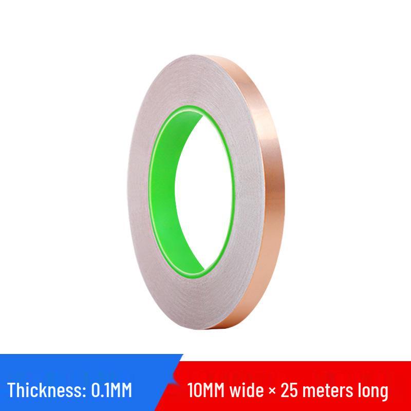Double-Sided Conductive Copper Tape for Shielding, DIY Circuit Mods, Heat Dissipation, and Temperature Resistance