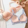 Zebra Print Teenage Bra Wire-Free Thin Breathable Seamless Push-Up Women's Underwear