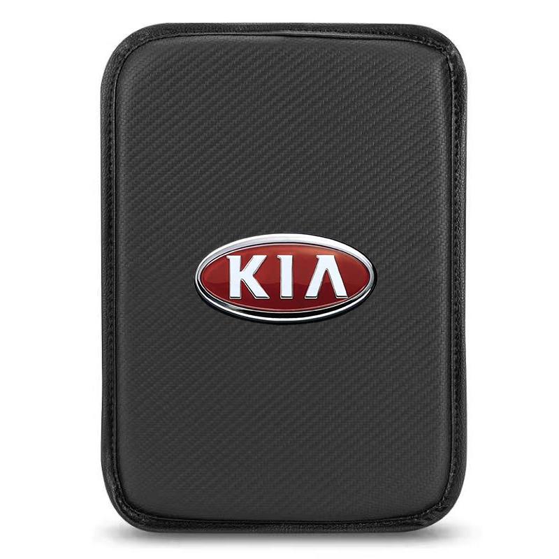 Car Armrest Box Mats Leather Center Console Covers Interior Accessories For KIA Cerato Sportage R K2 K3 K5 K6 K7 K8 RIO 3 4 Sorento Picanto