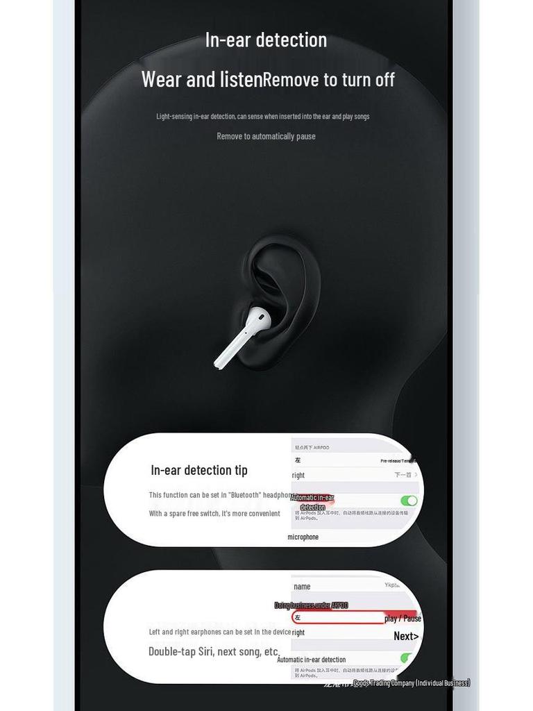 Second-Gen True Wireless In-Ear Sport Earphones with Noise Cancelling & Long Battery Life, Compatible with Apple, Android & Huawei.