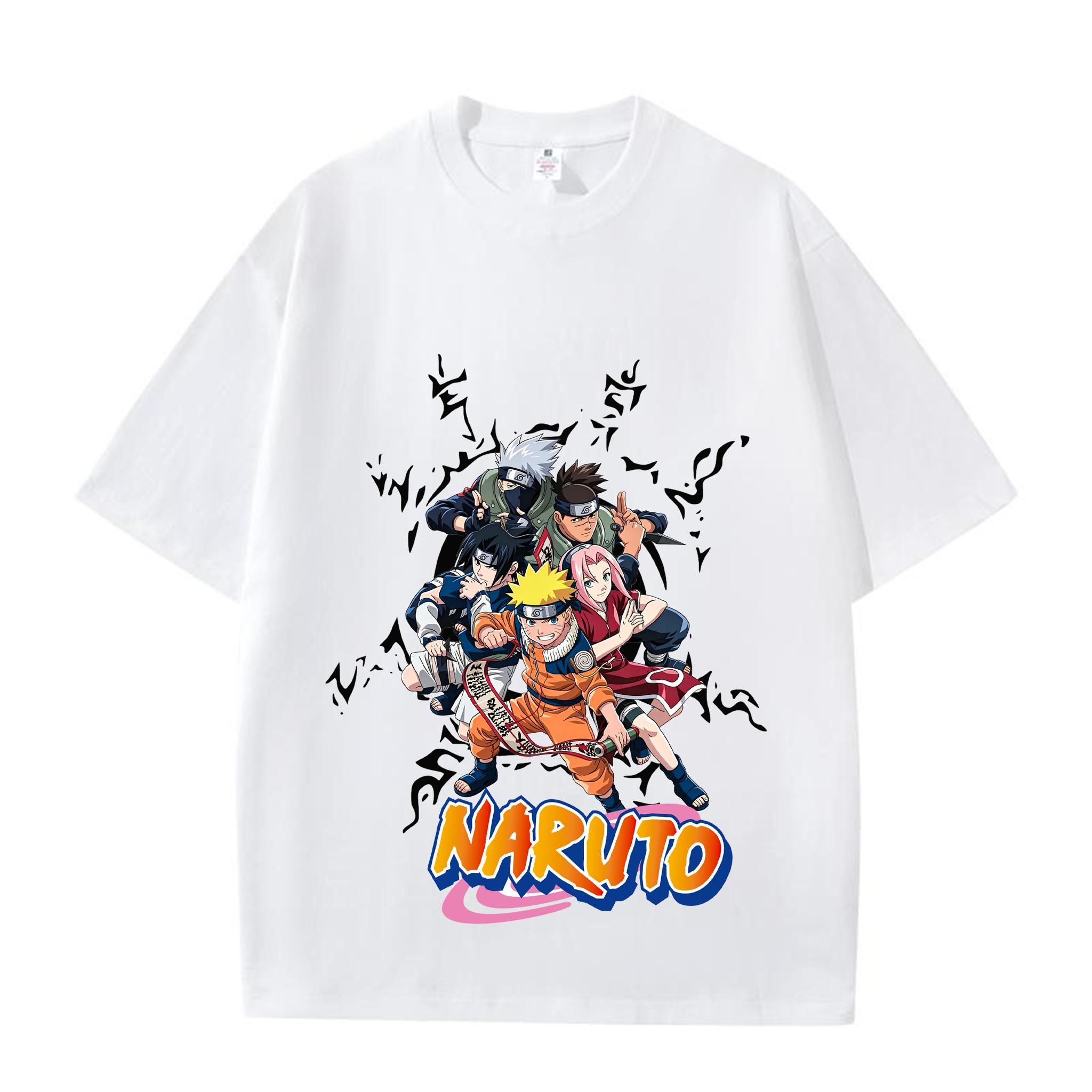 

New Summer Arrival Naruto Shippuden Kakashi Hatake Printed Pure Cotton TShirt Unisex Casual LooseFit and Stylish S