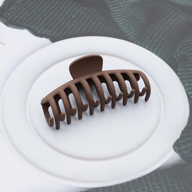 New Large Size Hair Claws for Women Claw Clip Korean Headdress Soild Color Crab Hair Clip Hairpin Fashion Hair Accessories