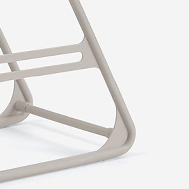 

Hanger Storage Rack PP Triangular Rounded Design Shelf Multifunctional Organizer Gray серый