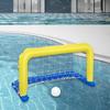 Inflatable Pool Games Floating Water Polo Net Party Outside with Ball Set