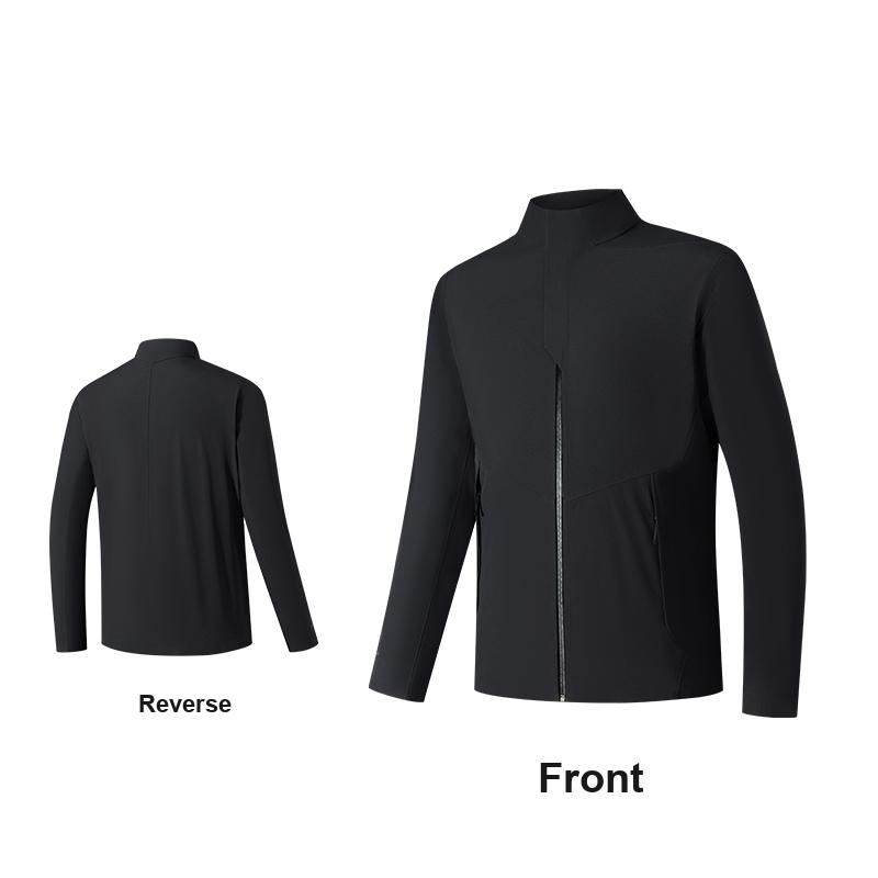 Anta Business Champion All-Weather Series Summer 2026 Mens Woven Sports Jacket T-Shirt Men tops Basic-Black 152610618-3