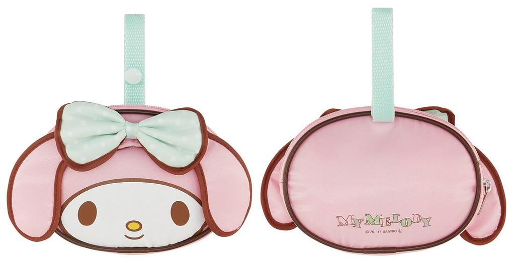 Skater Shopping Bag with Pouch Eco Bag My Melody Sanrio Width 420 X Height 320 X Depth 180mm KBS42P